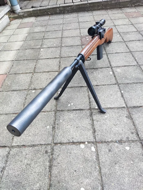 Ống giảm thanh airsoft (prop) cho súng trường M14/M21 – Chiến tranh Việt Nam - Image 3