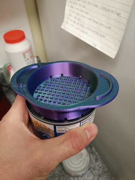 Dụng cụ lọc nước hộp thực phẩm (Can strainer) in 3D tiện dụng - Image 6