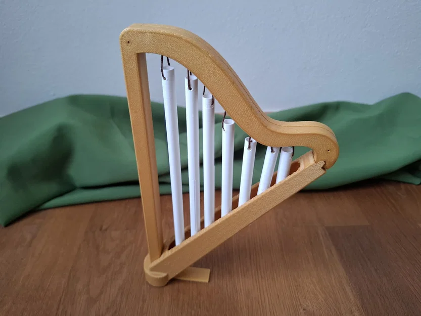 The Virtuoso Harp – Windchime với cơ chế lên dây (tuning) thật - Image 1