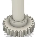 Bánh răng quay mâm xoay lò vi sóng (microwave tray turning gear) - Thumbnail 1