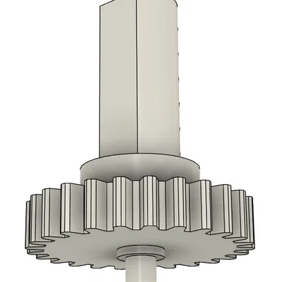 Bánh răng quay mâm xoay lò vi sóng (microwave tray turning gear)