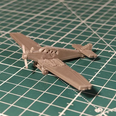 Junkers F-13 Kit Card – Mô hình lắp ráp