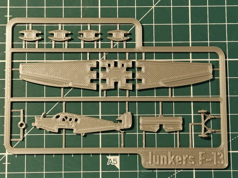 Junkers F-13 Kit Card – Mô hình lắp ráp - Image 3