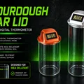 Nắp hũ sourdough cho IKEA EKLATANT kèm digital thermometer & temperature probe - Thumbnail 1