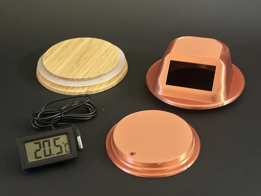 Nắp hũ sourdough cho IKEA EKLATANT kèm digital thermometer & temperature probe - Image 2