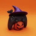 Halloween – Stand DualSense nón phù thủy | Giá đỡ tay cầm ma mị STL - Thumbnail 8