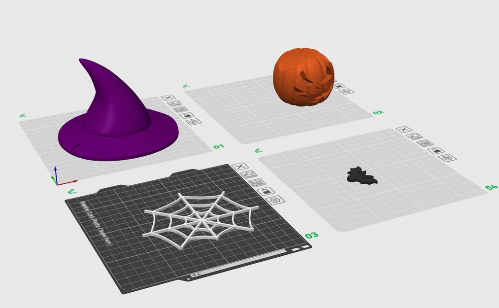 Halloween – Stand DualSense nón phù thủy | Giá đỡ tay cầm ma mị STL - Image 9