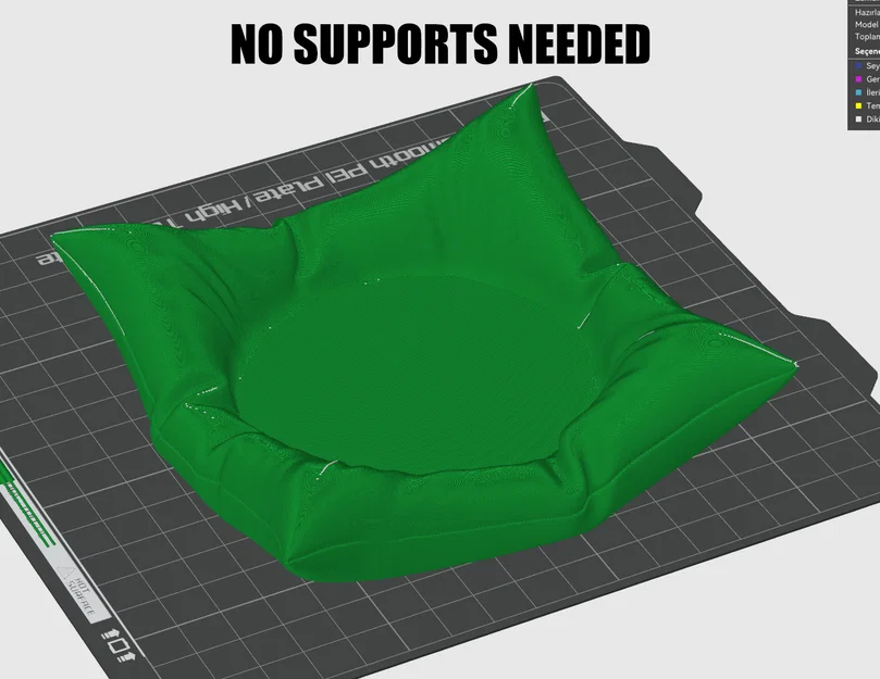 Lót Ly Kiểu Gối (Pillow-Style) in 3D, không cần Supports - Image 6