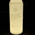 Đèn lithophane lon bia Sol Cerveza (Beercan lamp lithophane) - Thumbnail 1