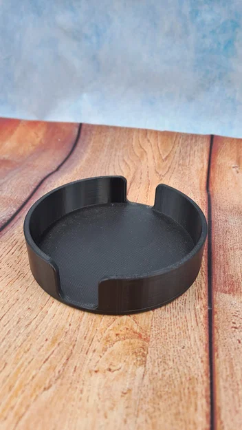 Holder đựng coaster + Coaster (lót ly) in 3D - Image 3