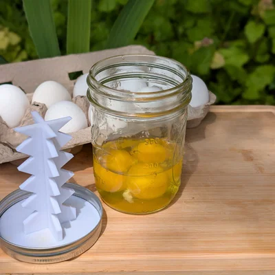 Champion Egg Scrambler 5000 – Insert đánh trứng cho hũ Mason miệng rộng