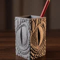 Ống cắm bút Dragon Eye độc đáo cho bàn làm việc - Mô hình in 3D - Thumbnail 1