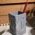 Ống cắm bút Dragon Eye độc đáo cho bàn làm việc - Mô hình in 3D - Thumbnail 3