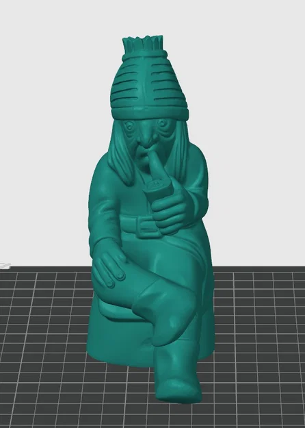 Mô hình chú lùn hút tẩu độc đáo (Midget) - File in 3D đẹp - Image 1