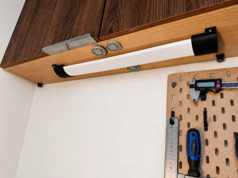 Ngàm gắn LED Batten Ultra-Slim 60/90/120 cm (V-TAC, Ledvion, Hoftronic) - Image 2