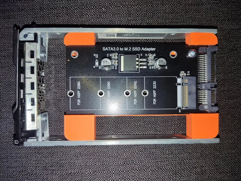 Khung cố định M.2 SSD sang SATA cho khay ổ cứng Dell - Image 3