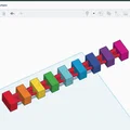 Dây xích Fidget Chain – Đồ chơi giảm stress in 3D siêu thú vị - Thumbnail 1