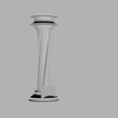 Trofeo espiral: Mô hình cúp xoắn ốc in 3D tinh tế và sang trọng