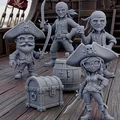 Bộ sưu tập mô hình 3D cướp biển cực chất cho dân chơi D&D - Thumbnail 1