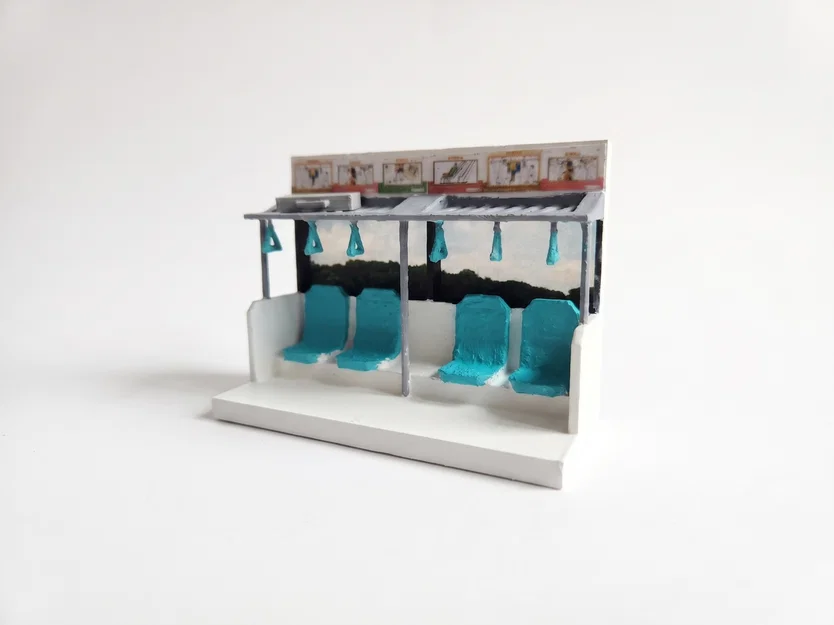 Train Diorama – Mô hình tàu mini phong cách Nhật - Image 1