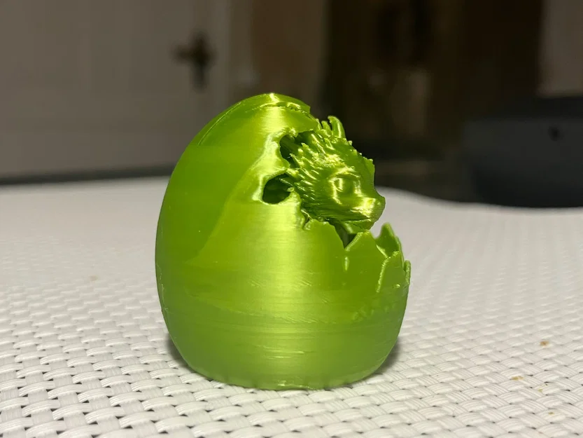 Mô hình rồng con trong vỏ trứng Dragon in eggshell 3D - Image 2