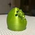 Mô hình rồng con trong vỏ trứng Dragon in eggshell 3D - Thumbnail 2