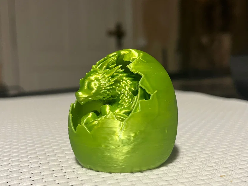 Mô hình rồng con trong vỏ trứng Dragon in eggshell 3D - Image 3