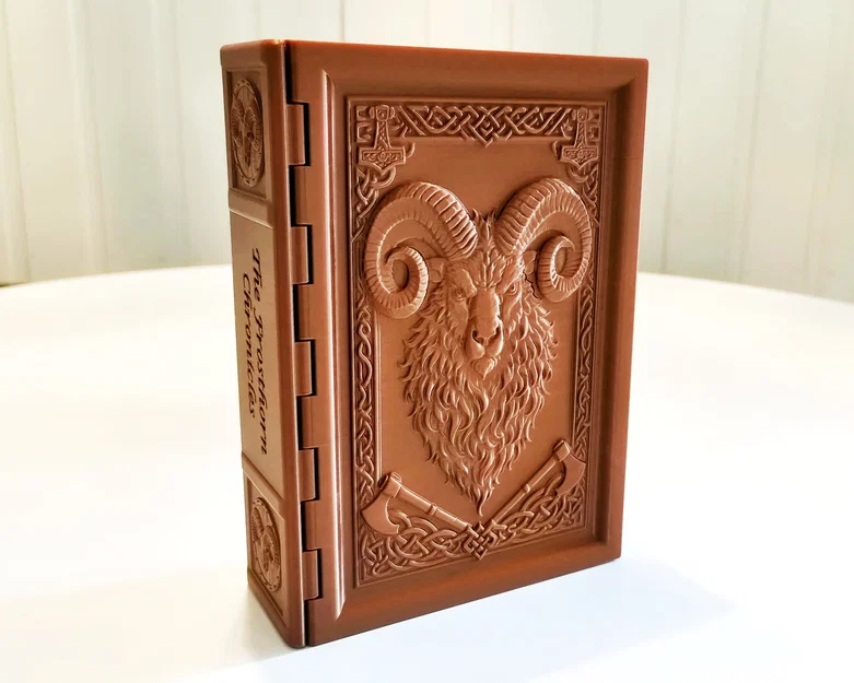 Secret Storage Book - Norse Ram (Sách cất giấu bí mật - Dê đực Bắc Âu) - Image 1