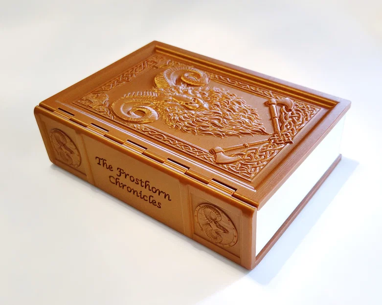 Secret Storage Book - Norse Ram (Sách cất giấu bí mật - Dê đực Bắc Âu) - Image 2