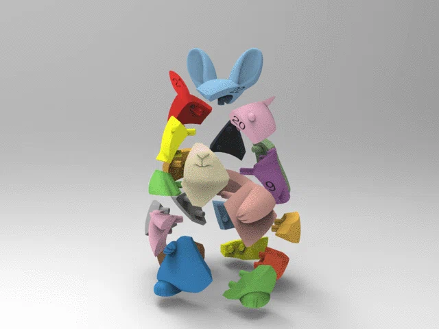 Lapin fragmenté (Thỏ ghép mảnh) - Image 3
