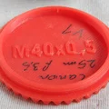 Nắp ống kính Canon 25mm ren M40x0.5 (lens cap with thread) - Thumbnail 2