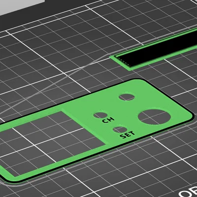 Mặt trước thay thế cho trạm hàn AiXun T3A (File in 3D)