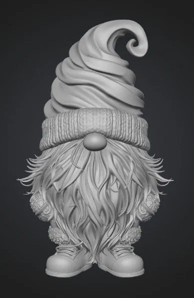 Mô hình chú lùn Cupcake Crown Gnome trang trí siêu đáng yêu - Image 1