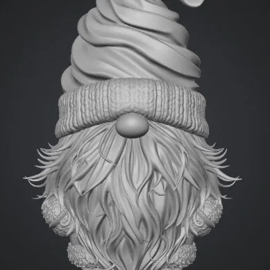 Mô hình chú lùn Cupcake Crown Gnome trang trí siêu đáng yêu