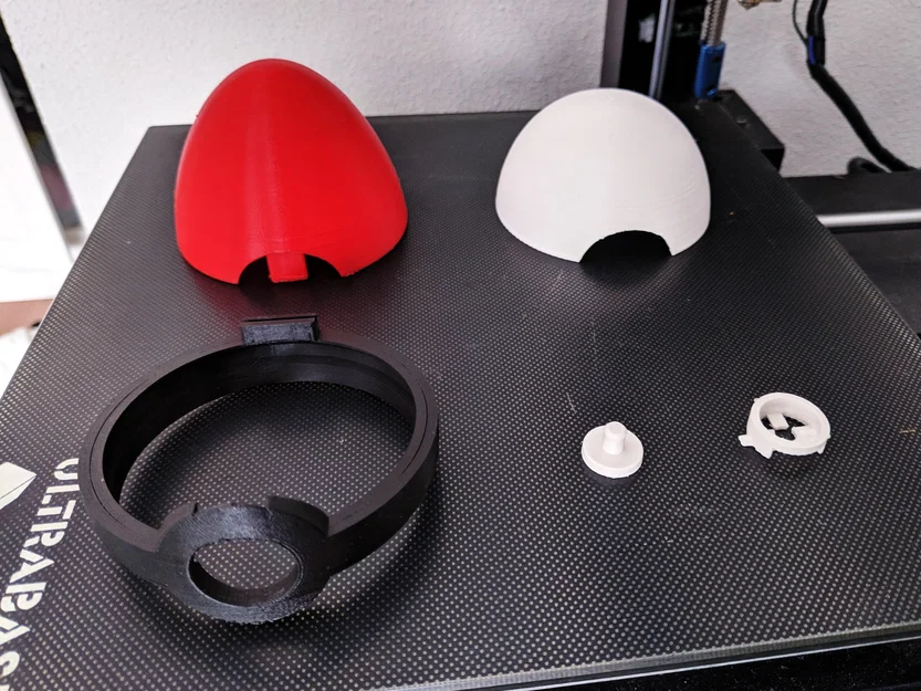 Mô hình quả cầu Pokeball in 3D đựng trứng Kinder Surprise - Image 5