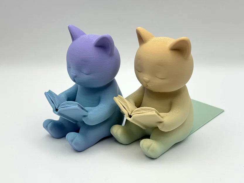 Reading Cat Bookend – Chặn Sách Mèo Đang Đọc - Image 1
