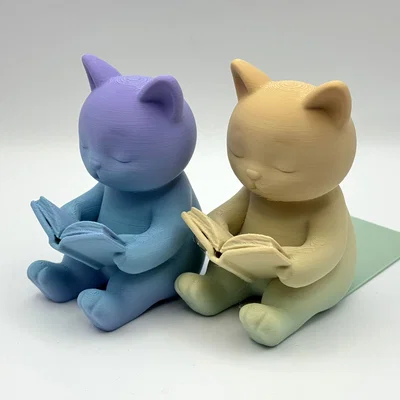Reading Cat Bookend – Chặn Sách Mèo Đang Đọc