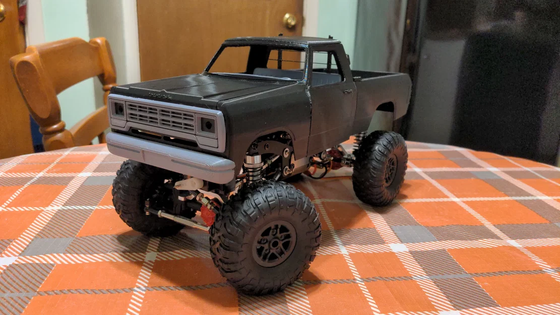 Dodge Ram thập niên 80 tỉ lệ 1:16 v2 (wheelbase 190mm, khung WPL) - Image 2