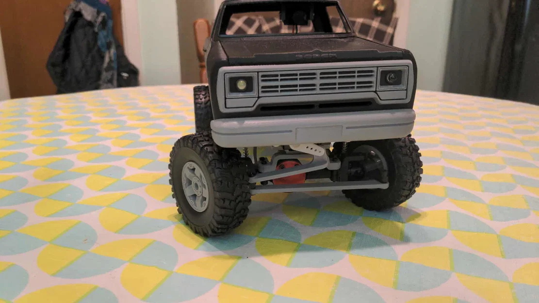 Dodge Ram thập niên 80 tỉ lệ 1:16 v2 (wheelbase 190mm, khung WPL) - Image 6