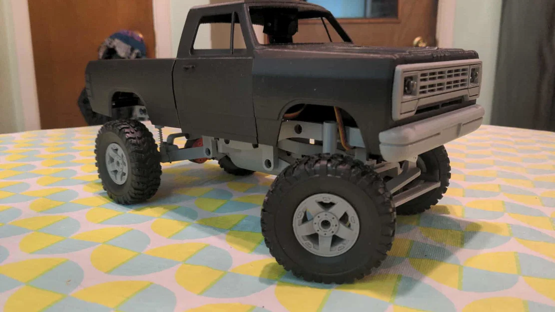 Dodge Ram thập niên 80 tỉ lệ 1:16 v2 (wheelbase 190mm, khung WPL) - Image 7
