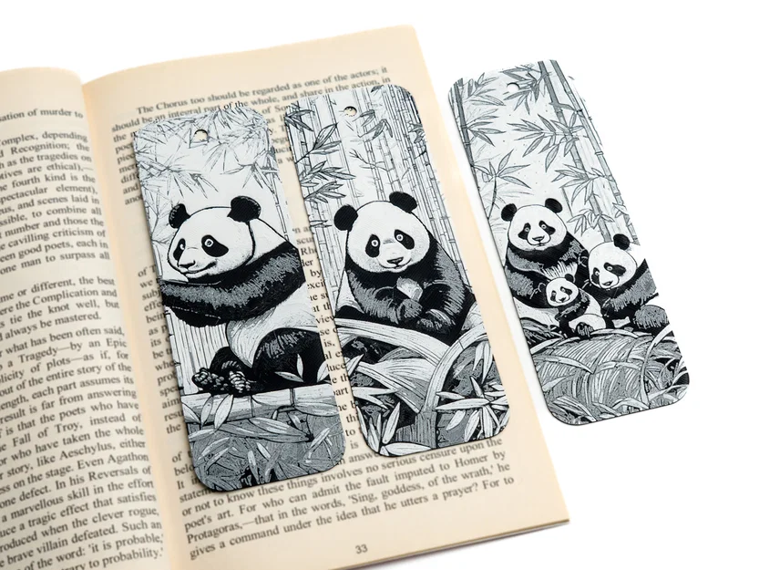 Bookmark Gấu Trúc Khổng Lồ (Giant Panda Bookmarks) - Image 1