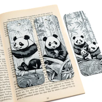 Bookmark Gấu Trúc Khổng Lồ (Giant Panda Bookmarks)