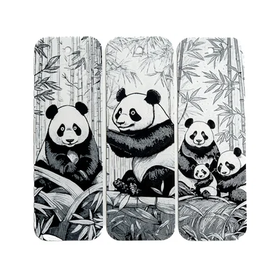 Bookmark Gấu Trúc Khổng Lồ (Giant Panda Bookmarks)