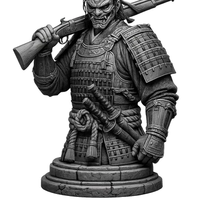 SHOTGUN SAMURAI - Samurai mặt nạ Oni cầm shotgun