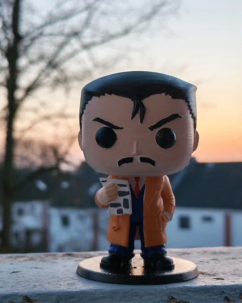Mô hình 3D Kogoro Mouri - Thám tử lừng danh Conan phong cách Funko Pop - Image 1
