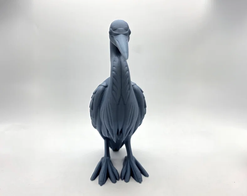 Tượng Điêu Khắc Chim Great Blue Heron Dáng Đứng - Image 4