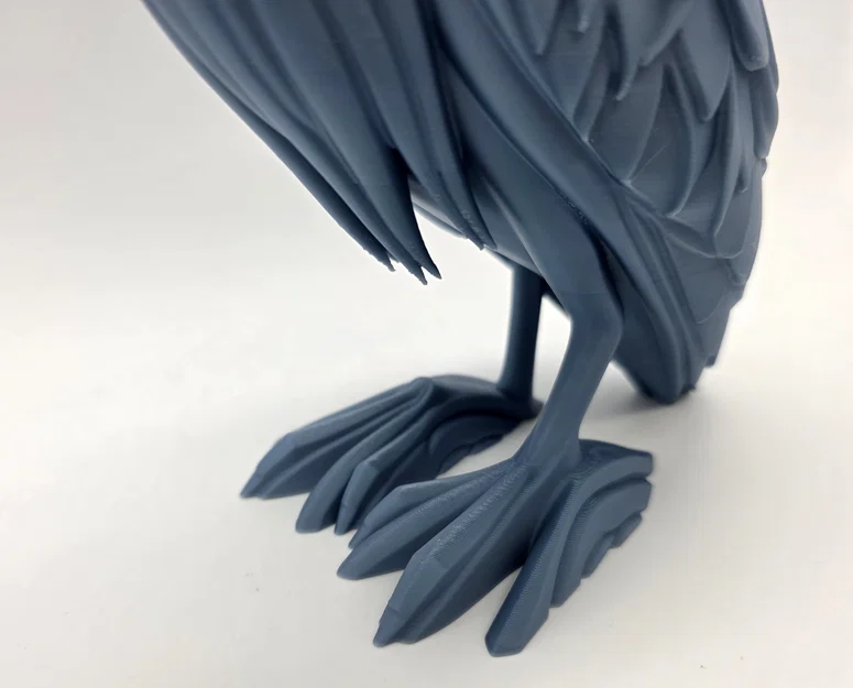 Tượng Điêu Khắc Chim Great Blue Heron Dáng Đứng - Image 8