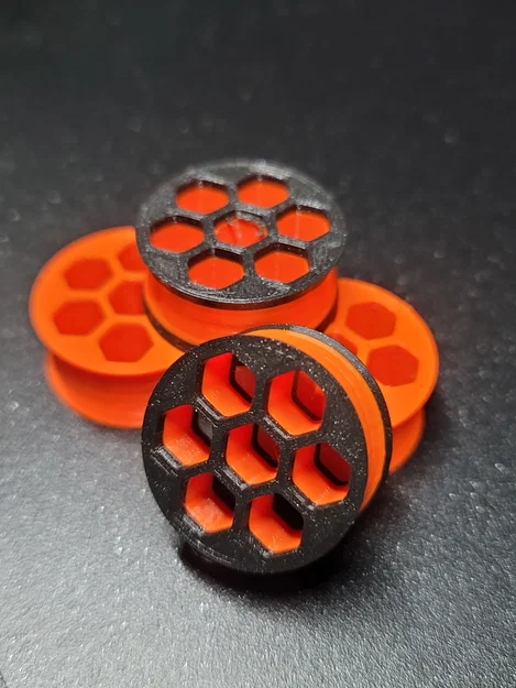 Prusa Plugs v.3 (Ear Gauges) – Plug tai họa tiết honeycomb - Image 1