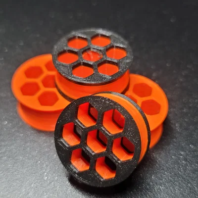 Prusa Plugs v.3 (Ear Gauges) – Plug tai họa tiết honeycomb