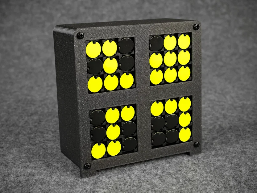 Vỏ (Enclosure) đồng hồ Flip-Disc dạng modular - Image 1